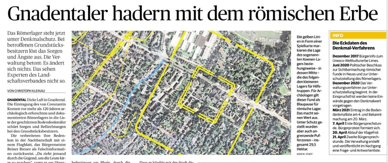 Artikel in der NGZ vom 23.04.2021